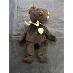 COLLECTIBLE - TY BEANIE BABY WITH TAGS (2003 SIGNATURE BEAR - BROWN BEAR)
