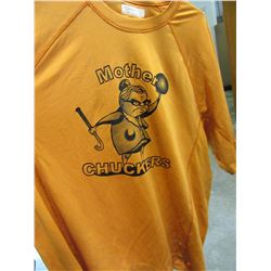 NEW - ORANGE MOTHER CHUCKERS T-SHIRT (SIZE XL)