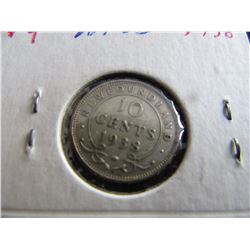 1938 NEWFOUNDLAND SILVER DIME