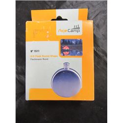 NEW - ACE CAMP SS FLASK ROUND SHAPE