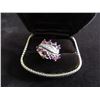 Image 1 : ESTATE - AMETHYST & CZ STYLE DINNER RING