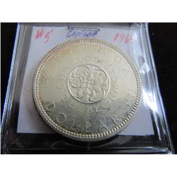 1964 CANADA SILVER DOLLAR