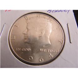 1964 USA KENNEDY SILVER HALF DOLLAR