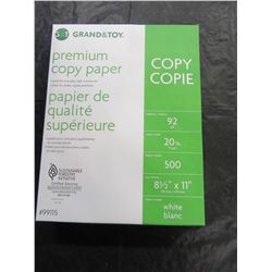 GRAND & TOY PREMIUM COPY PAPER (8.5 X 11") (500 SHEETS) - PER PACKAGE