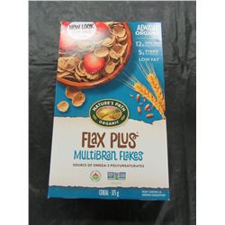 NATURES PATH ORGANIC FLAX PLUS MULTIBRAN FLAKES CEREAL (375 G) - PER BOX