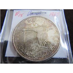 1967 CANADA GOOSE SILVER DOLLAR