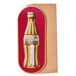Coca-cola 1937 near mint tin thermomete