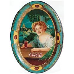 1909 Coca-cola tip tray