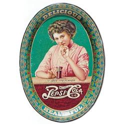 Pepsi-cola 1910 rare tip tray