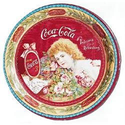 1901 6” Coca-cola tip tray