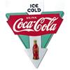 Image 1 : 30’s Coca-cola Kay plywood triangle sig