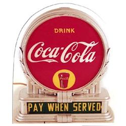 1930’s Coca-cola Brunhoff lighted sign