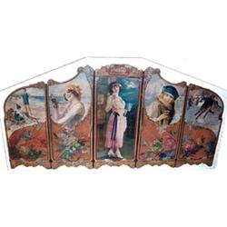 1922 Coca-cola 4 seasons display cutout