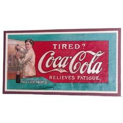 Coca-cola 1907 trolley sign