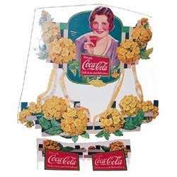 1932 Coca-cola cardboard festoon