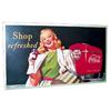 Image 1 : 1948 Coca-cola cardboard poster