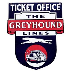 20’s-30’s Greyhound Porc. sidewalk sign