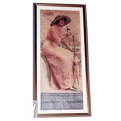 1915 Coca-cola Elaine Calendar bottle