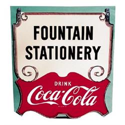 Near mint 40’s Coca-cola porcelain sign
