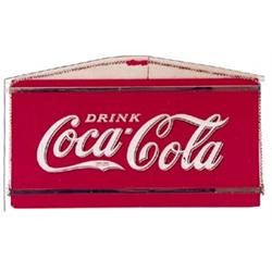 38 Brunhoff Coca-cola glass metal sign