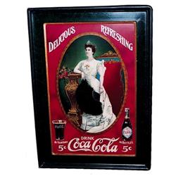 1905 Coca-cola early tin sign 