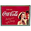 Image 1 : 1942 Coca-cola near mint tin sign