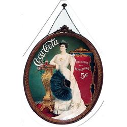 1904 Coca-cola celluloid cameo sign