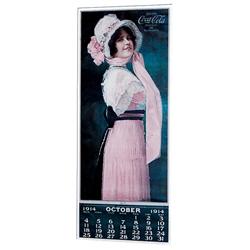 1914 Coca-cola paper calendar