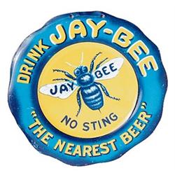 1920’s prohibition Jay-Bee tin sign