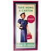 Image 1 : 1937 Coca-cola cardboard poster