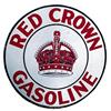 Image 1 : 1920-30’s 41” red crown gas porc. sign