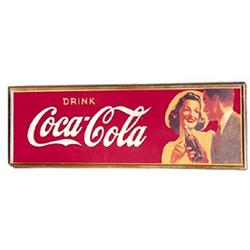1941 Coca-cola tin sign