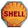 Image 1 : Circa40’s 48”ShellGas emboss porc. sign
