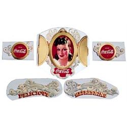 1939 Coca-cola cardboard locket festoon