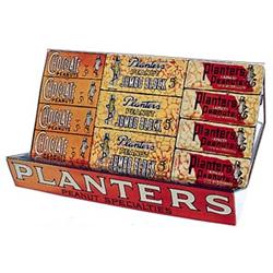 1930-40’s Planters tin display rack