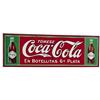 Image 1 : 1908 Coca-cola embossed tin sign