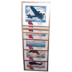 43Coca-cola cardboard airplane hangers