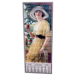 1920 Coca-cola paper calendar