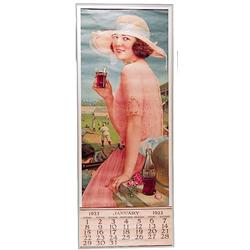 1922 paper Coca-cola calendar
