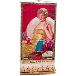 1927 Coca-cola paper litho calendar