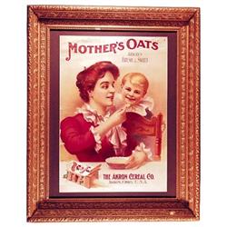 Mother’s Oats 1900 paper litho poster