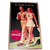 Image 1 : 1944 Coca-cola cardboard poster