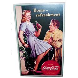 Nr.mint 1944 Coca-cola cardboard poster