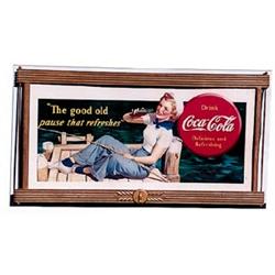 1940 Coca-cola cardboard pstr Kay frame
