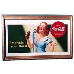 1940Coca-cola crdbrd.poster Kay frame