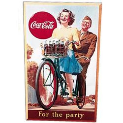 Nr.mint 1945 Coca-cola crdbrd. poster