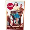 Image 1 : Nr.mint 1945 Coca-cola crdbrd. poster
