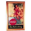 Image 1 : 1946 Coca-cola cardboard poster
