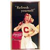 Image 1 : Nr.mint Coca-cola 1940’s crdbrd poster