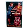 Image 1 : 1942 Coca-cola cardboard poster
